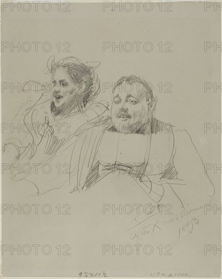 Mr. and Mrs. Raymond Johnson, 1893. Creator: Anders Leonard Zorn.