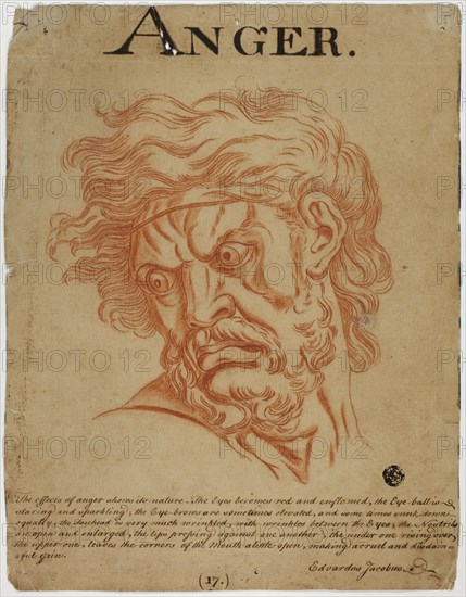 Anger, after 1698. Creator: Eduardus Jacobus.
