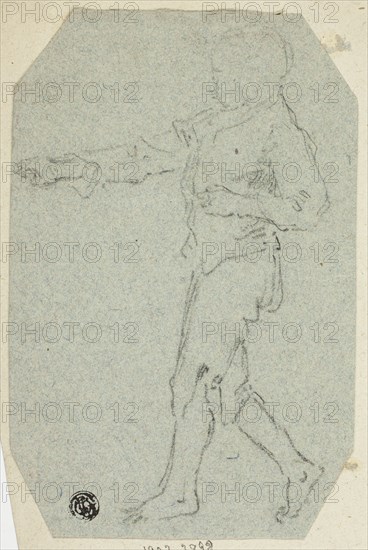 Boy Walking in Profile, n.d. Creator: Unknown.