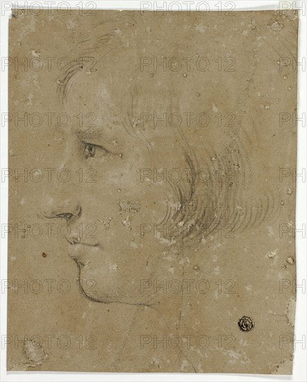 Profile of Male Head to Left, 1700/99. Creator: Unknown.