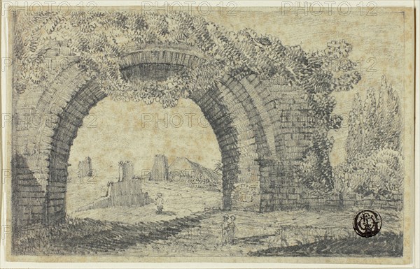 Entrance of the Circus of Caracalla, n.d. Creator: Unknown.