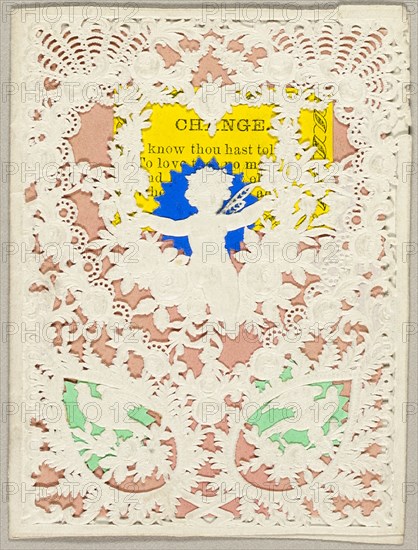 Change (valentine), c.1850. Creator: Unknown.