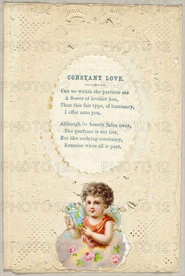 Constant Love (valentine), 1850/59. Creator: Unknown.