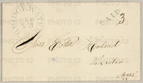 Valentine envelope, 1860/69. Creator: Unknown.