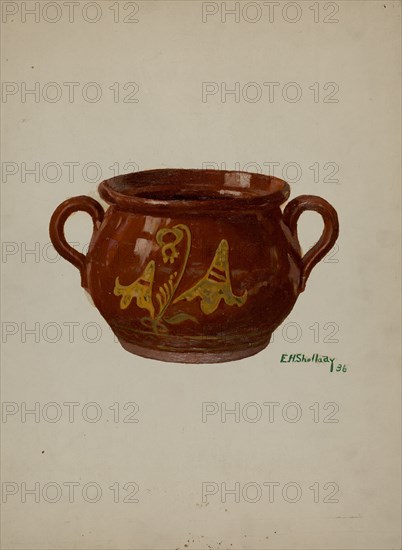 Pa. German Jar, 1936. Creator: Eugene Shellady.