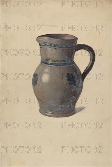 Pitcher, c. 1937. Creator: Max Soltmann.