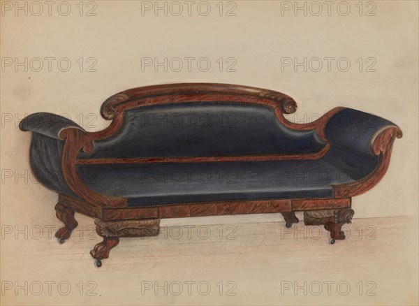 Sofa, 1936. Creator: Anna Aloisi.