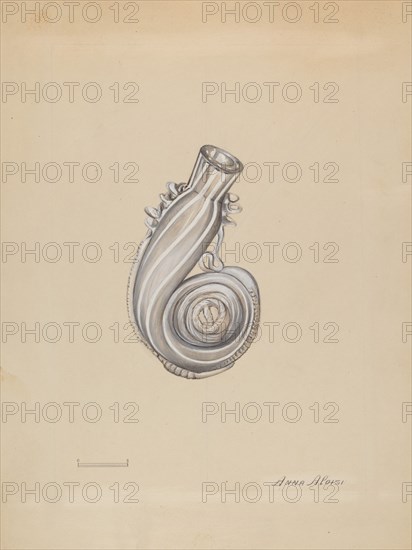 Scent Bottle, c. 1937. Creator: Anna Aloisi.