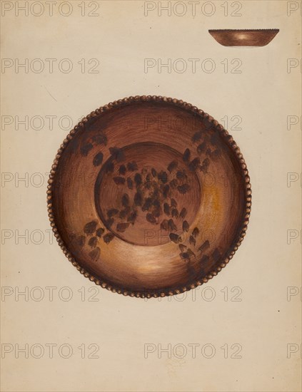 Pie Plate, 1936. Creator: Anna Aloisi.