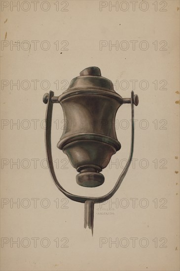 Fireman's Torch, c. 1937. Creator: Elmer G Anderson.
