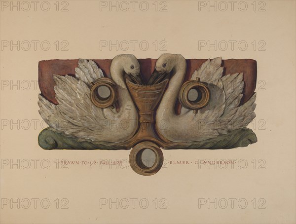 Hose Holder, c. 1937. Creator: Elmer G Anderson.