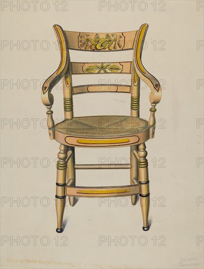 Hitchcock Armchair, c. 1937. Creator: Therkel Anderson.