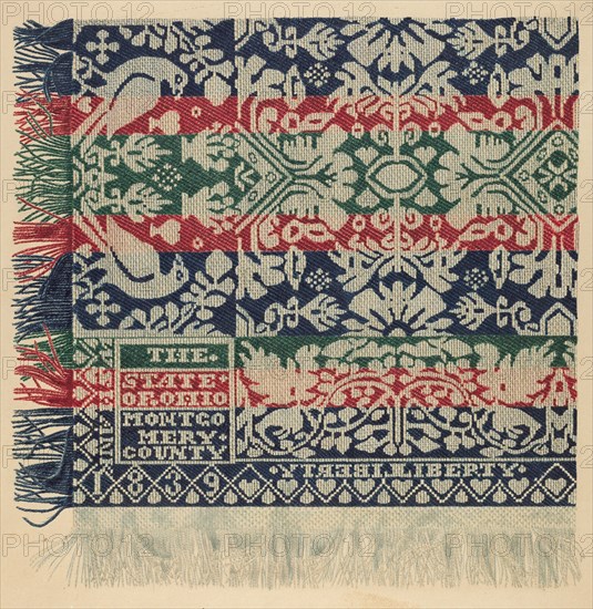 Coverlet, c. 1938. Creator: Therkel Anderson.