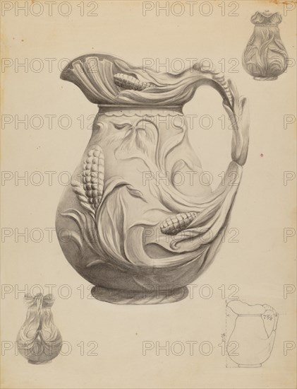 Pitcher, c. 1936. Creator: Louis Annino.