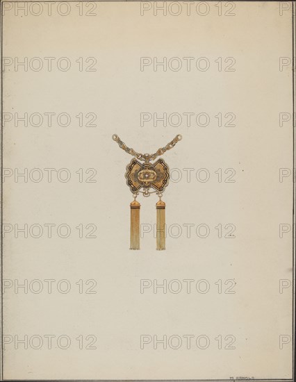 Brooch, c. 1937. Creator: Madeline Arnold.