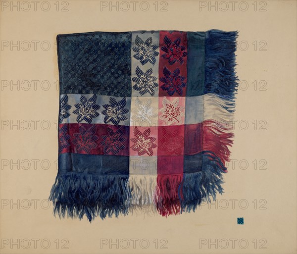 Economy Scarf, c. 1938. Creator: Ralph Atkinson.