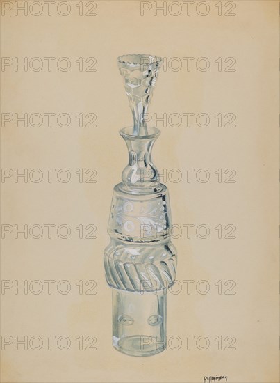 Caster Bottle, c. 1936. Creator: Ralph Atkinson.