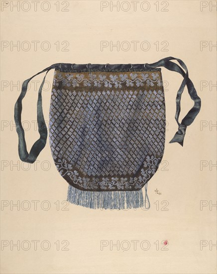 Beaded Bag, 1938. Creator: Ralph Atkinson.