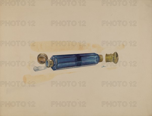 Perfume Bottle, 1938. Creator: Ralph Atkinson.