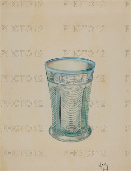 Water Glass, 1936. Creator: Ralph Atkinson.