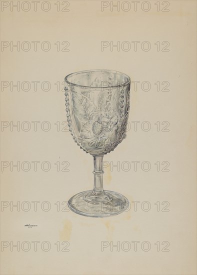 Goblet, 1939. Creator: Ralph Atkinson.