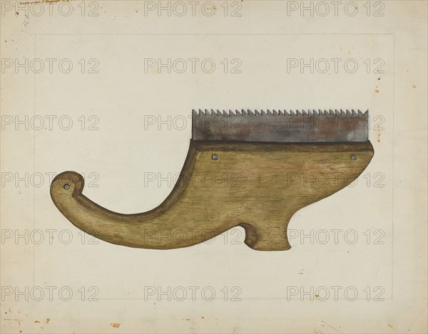 Handmade Saw, c. 1937. Creator: Evelyn Bailey.