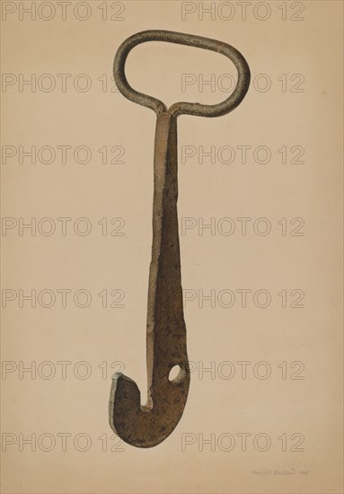 Log Loading Hook, 1939. Creator: Harold Ballerd.