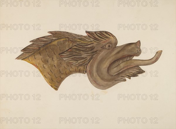 Animal Head, c. 1939. Creator: Gerard Barnett.