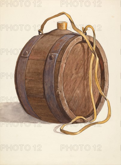 Water Barrel or Runlet, c. 1937. Creator: Dana Bartlett.