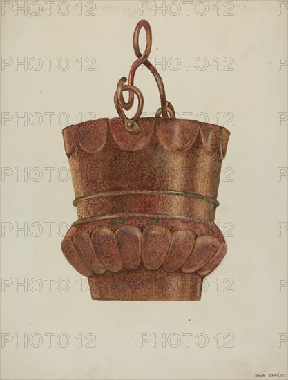 Copper Bucket, c. 1940. Creator: Dana Bartlett.