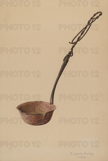 Melting Ladle, 1939. Creator: Eugene Bartz.