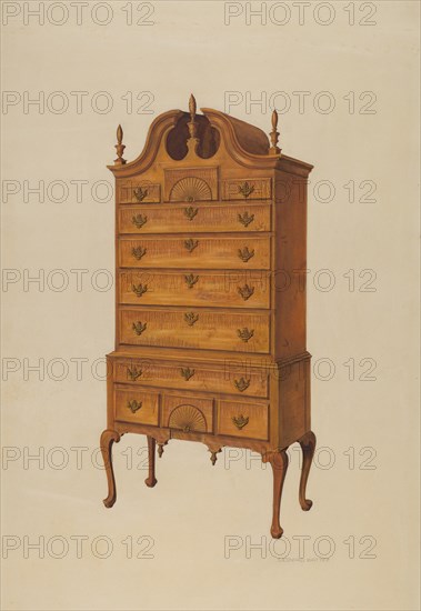 Highboy, c. 1939. Creator: Leonard Battee.