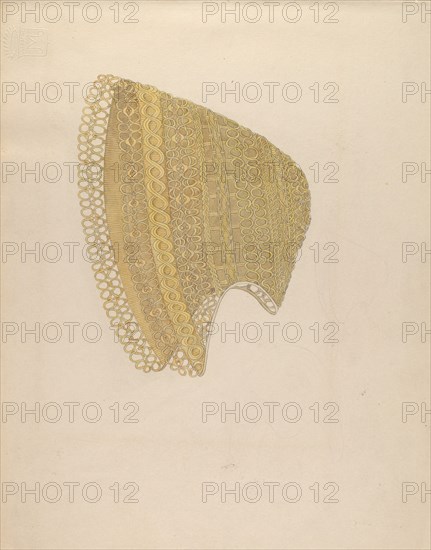 Bonnet, c. 1937. Creator: Doris Beer.