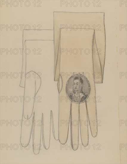 Wedding Gloves, 1935/1942. Creator: Jessie M. Benge.