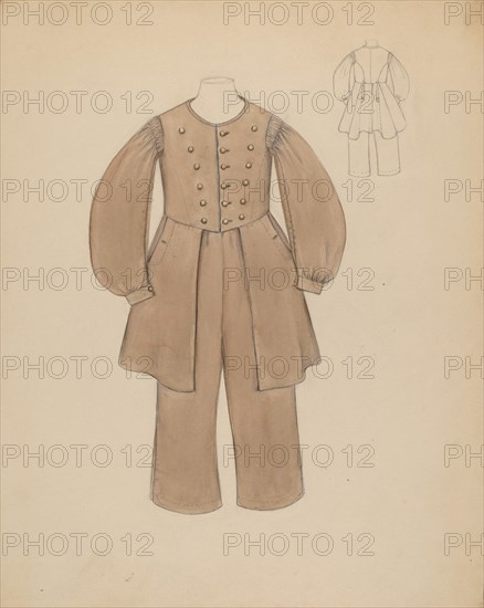 Boy's Suit, c. 1937. Creator: Jessie M. Benge.