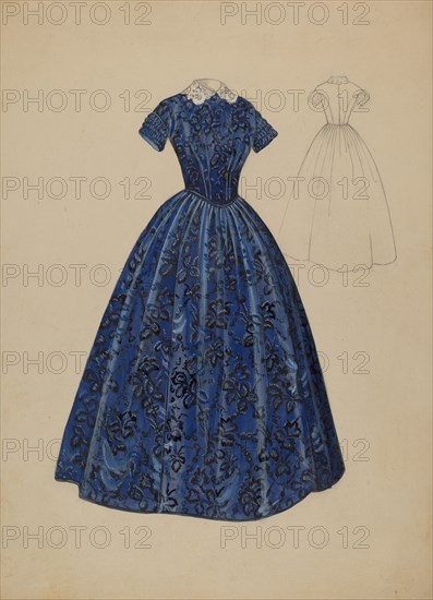 Dress, c. 1936. Creator: Jessie M. Benge.