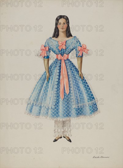 Doll - "Delight Bates", c. 1937. Creator: Edith Towner.