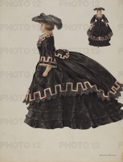 Doll--"Belle Hervey", c. 1937. Creator: Edith Towner.