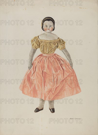 Doll - "Annie Sampson", c. 1940. Creator: Edith Towner.
