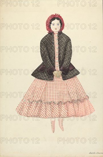Doll: "Flora Richardson", 1935/1942. Creator: Edith Towner.