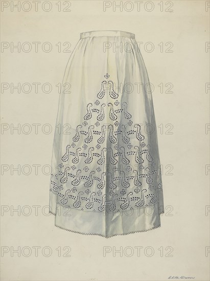 Petticoat, c. 1937. Creator: Edith Towner.
