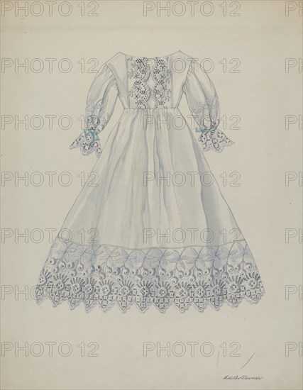 Doll's Dress, c. 1937. Creator: Edith Towner.