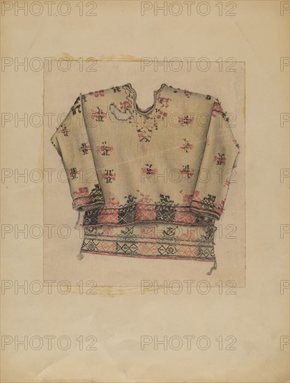 Embroidered Woman's Dress, 1935/1942. Creator: Michael Trekur.