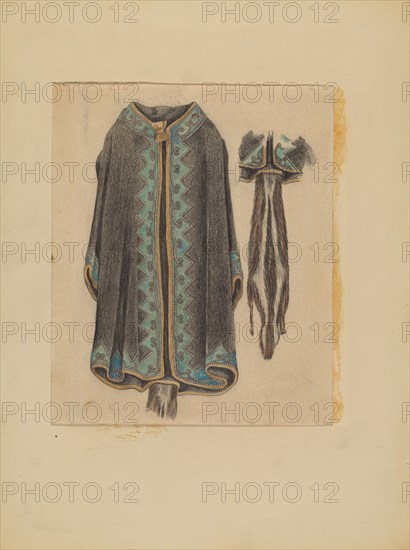 Black Cotton Coat, c. 1935. Creator: Michael Trekur.