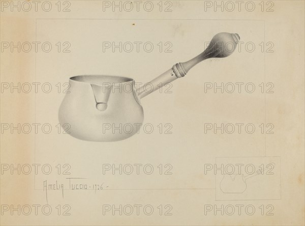 Silver Pipkin, 1936. Creator: Amelia Tuccio.