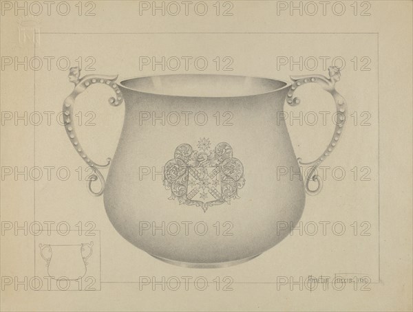 Silver Caudle Cup, 1936. Creator: Amelia Tuccio.