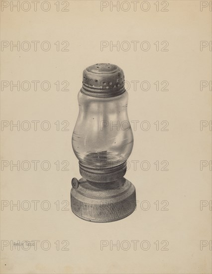 Kerosene Lantern, c. 1939. Creator: Amelia Tuccio.