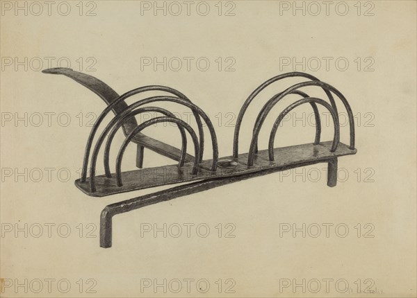 Toast Rack, c. 1938. Creator: Maurice Van Felix.