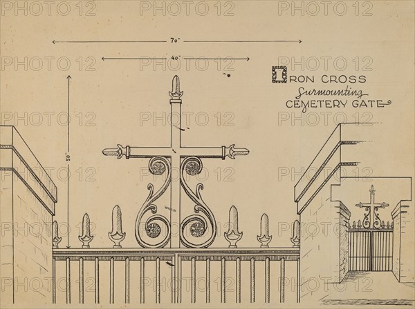 Cross, 1935/1942. Creator: Lucien Verbeke.