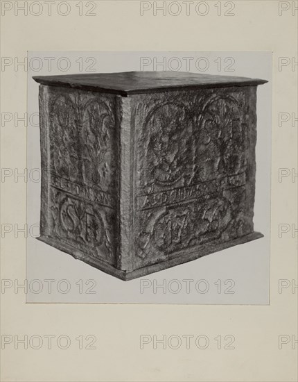 Pa. German Jamb Stove, c. 1942. Creator: Charles Von Urban.